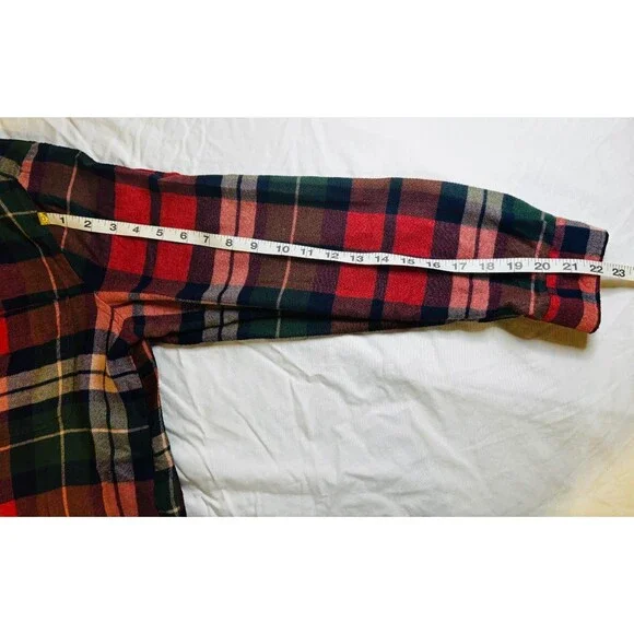 American Eagle Women's Large Ahh-mazingly Soft Boyfriend Fit Plaid Flannel Shirt - Picture 7 of 9